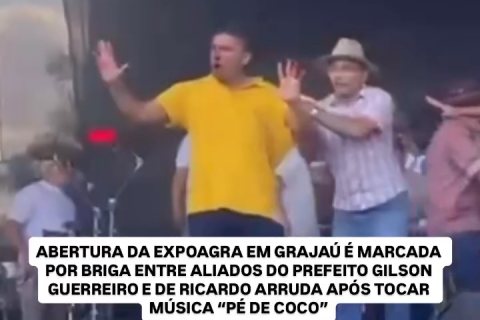 Um cena lamentável marcou abertura da XLVI Feira Agropecuária de Grajaú